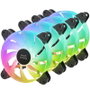 Mars Gaming Pack de 4 ventiladores MF4A ARGB Negro